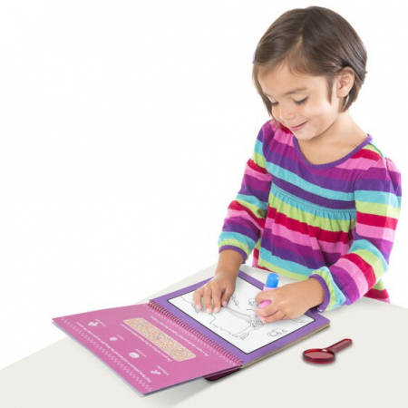 Melissa & Doug Carnet de colorat Apa magica Deluxe Povesti cu Zane [1]