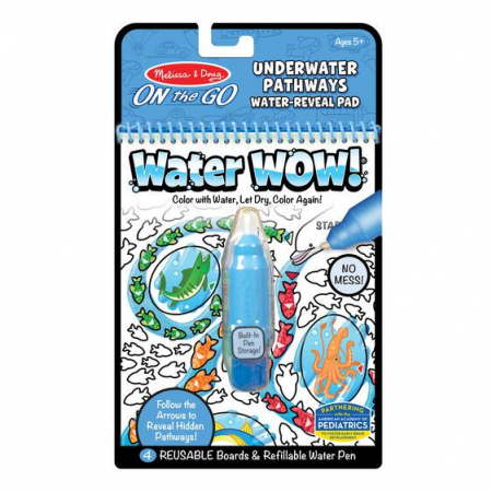 Játékok 4 éves kortól - Melissa & Doug Carnet de colorat apa magica Labirint subacvatic