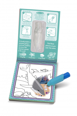 Melissa & Doug Carnet de colorat cu Apa magica Oceanul [1]