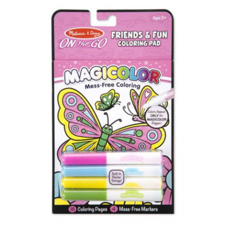 Játékok 50 RON alatt - Melissa & Doug Carnet de colorat Magicolor Prietenii mei