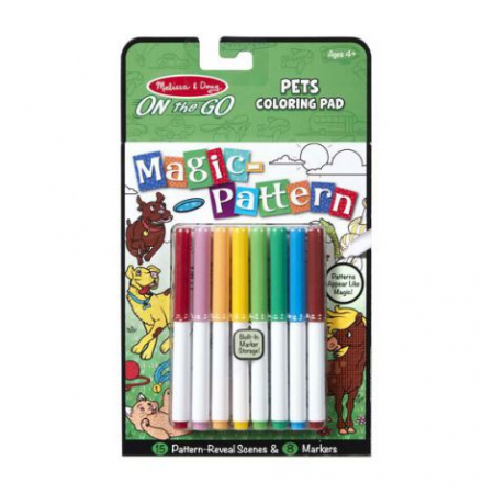 Játékok 4 éves kortól - Melissa & Doug Carnet de colorat Modele magice Animale de companie
