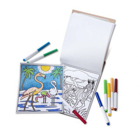 Melissa & Doug Carnet de colorat Modele magice Animale salbatice [2]