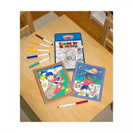 Melissa & Doug Carnet de colorat pe numere Melissa and Doug Albastru [1]