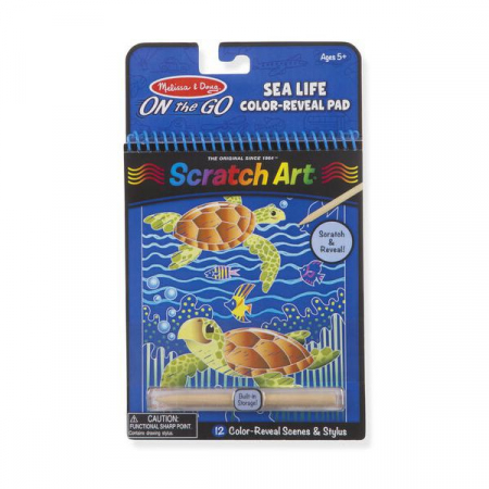Játékok 4 éves kortól - Melissa & Doug Carnet Razuieste si descopera Viata marina