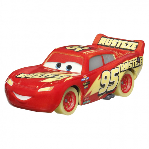 Cars Glow Racers Masinuta Metalica Fulger Mcqueen 1:55 [1]