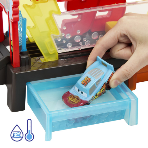 Mattel-Cars Set De Joaca Spalatorie Auto Cu 1 Masinuta Inclusa Color Change [7]