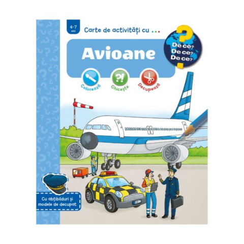 Játékok 50 RON alatt - Carte de activitați cu .... Avioane - Sebastian Coenen