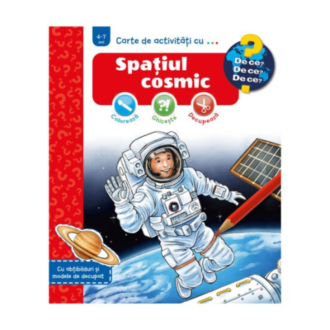 Játékok 50 RON alatt - Carte de activitați cu .... Spațiul cosmic - Dominique Conte