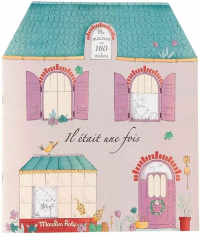 Moulin Roty-Carte de colorat cu abtibilduri, A fost odata, Moulin Roty [3]