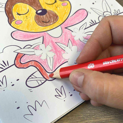 SES Creative-Carte De Colorat Cu Activitati 3 In 1 Unicorn [3]