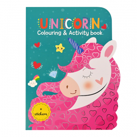 Akciók - WinsHolland-Carte de colorat cu activitati si abtibilduri - unicorn