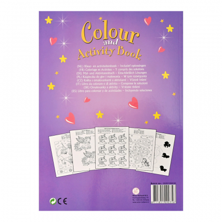 WinsHolland-Carte de colorat cu activitati - unicorni [1]