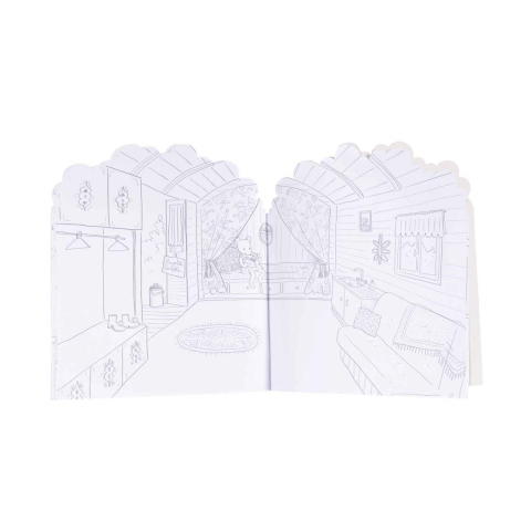 Moulin Roty-Carte de colorat cu stickere Marea familie, Moulin Roty [8]