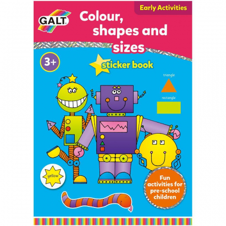 Carti pe alese - Galt Carte de colorat - Culori Forme si Dimensiuni