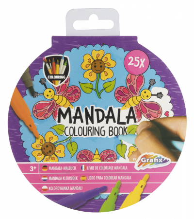 Cadouri botez - Grafix Carte de colorat - Mandale mov 