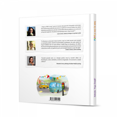 Jucarii sub 50 RON - Pupo-Carte educativa de povesti "Pupo si Miti in oras"