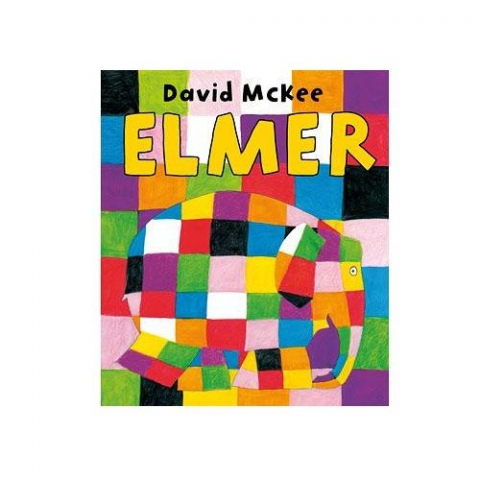 Jucarii 1-3 ani - Rainbow Designs-Carte in limba engleza Elmer Paperback Book, David McKee