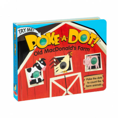 Játékok 3-5 éveseknek - Melissa & Doug-Carte-joc in limba engleza Ferma cu butoane