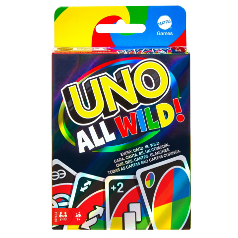 Jucarii sub 50 RON - Mattel-Carti De Joc Uno All Wild
