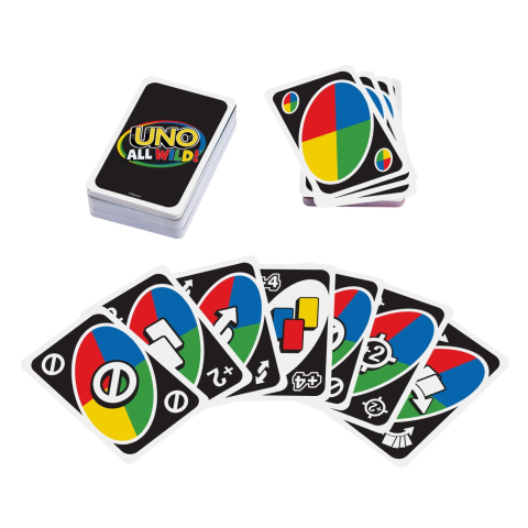 Mattel-Carti De Joc Uno All Wild [1]