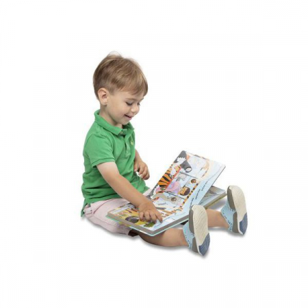 Melissa & Doug Carticica copii Caravana Safari - Poke-a-Dot Melissa & Doug [1]