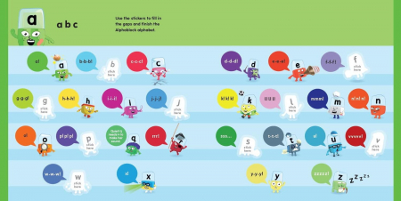 Alphablocks Carticica cu activitati Alphablocks - Lipesc ma joc & invat [2]