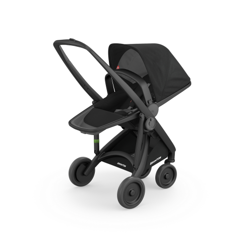 Carucior 2 In 1, Greentom, 100% Ecologic, Black Black [4]