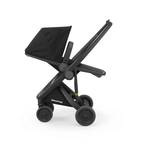 Carucior 2 In 1, Greentom, 100% Ecologic, Black Black [5]
