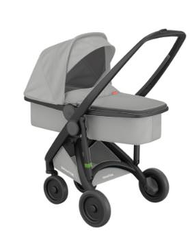 Greentom-Carucior 2 In 1, Greentom, 100% Ecologic, Black Grey  [3]