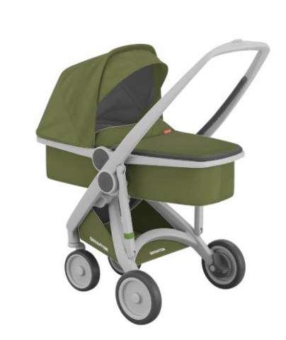 Carucior 2 In 1, Greentom, 100% Ecologic, Grey Olive [3]