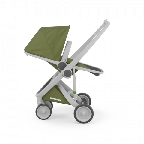 Carucior 2 In 1, Greentom, 100% Ecologic, Grey Olive [5]
