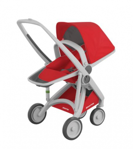 Greentom-Carucior 2 In 1, Greentom, 100% Ecologic, Grey Red [2]
