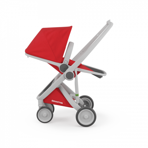 Greentom-Carucior 2 In 1, Greentom, 100% Ecologic, Grey Red [1]