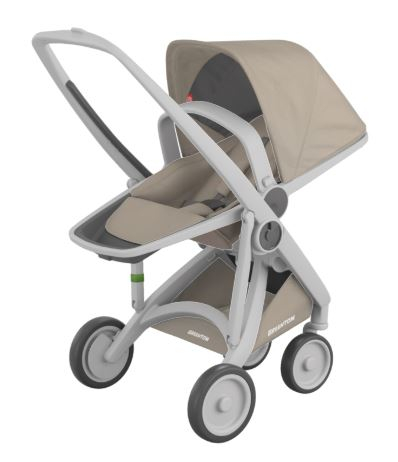 Greentom-Carucior 2 In 1, Greentom, 100% Ecologic, Grey Sand [2]