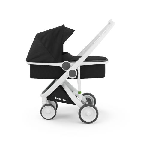 Carucior 2 In 1, Greentom, 100% Ecologic, White Black [2]