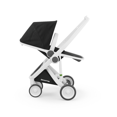 Carucior 2 In 1, Greentom, 100% Ecologic, White Black [5]