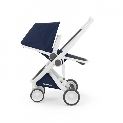 Greentom-Carucior 2 in 1, Greentom, 100% Ecologic, White Blue [5]
