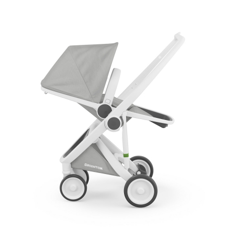 Carucior 2 In 1, Greentom, 100% Ecologic, White Grey [4]