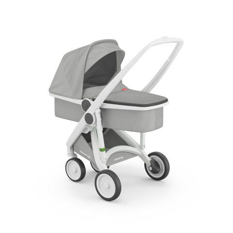 Carucior 2 In 1, Greentom, 100% Ecologic, White Grey [1]