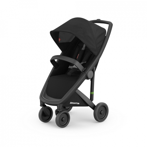 Jucarii 0-12 luni - Greentom-Carucior, Greentom, Classic Upp, 100% Ecologic, Black Black
