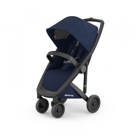 Jucarii 0-12 luni - Greentom-Carucior, Greentom, Classic Upp, 100% Ecologic, Black Blue