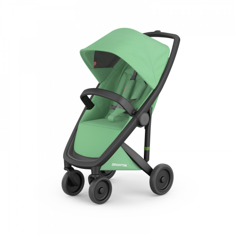 Jucarii 0-12 luni - Greentom-Carucior, Greentom, Classic Upp, 100% Ecologic, Black Mint