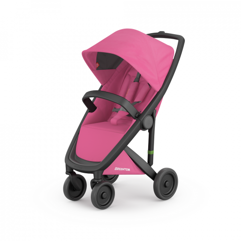 Jucarii 0-12 luni - Greentom-Carucior, Greentom, Classic Upp, 100% Ecologic, Black Pink