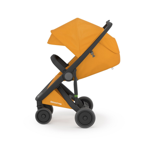 Carucior, Greentom, Classic Upp, 100% Ecologic, Black Sunflower [1]