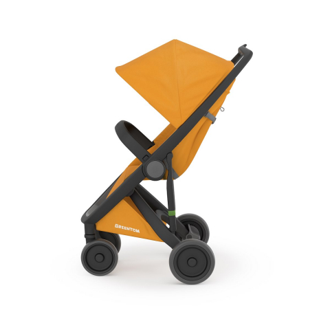 Carucior, Greentom, Classic Upp, 100% Ecologic, Black Sunflower [2]