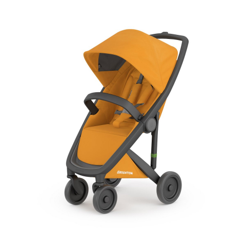 Jucarii 0-12 luni - Greentom-Carucior, Greentom, Classic Upp, 100% Ecologic, Black Sunflower