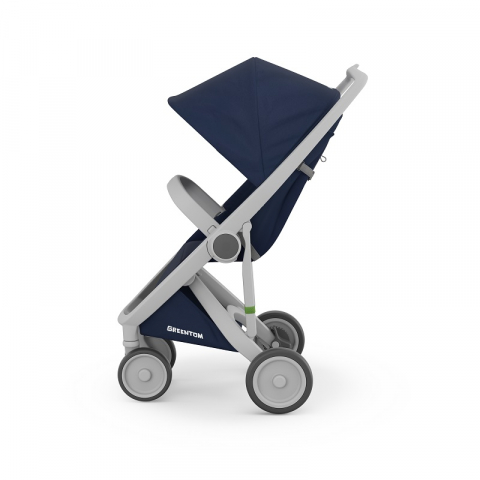 Carucior, Greentom, Classic Upp, 100% Ecologic, Grey Blue [2]