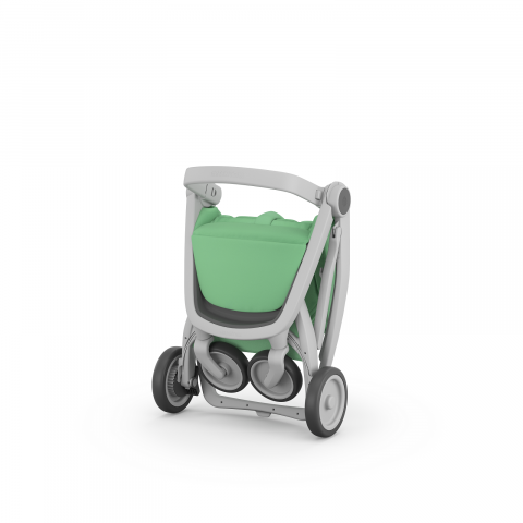Carucior, Greentom, Classic Upp, 100% Ecologic, Grey Mint [2]