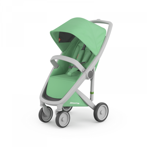 Jucarii 0-12 luni - Greentom-Carucior, Greentom, Classic Upp, 100% Ecologic, Grey Mint