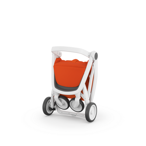 Carucior, Greentom, Classic Upp, 100% Ecologic, White Orange [3]